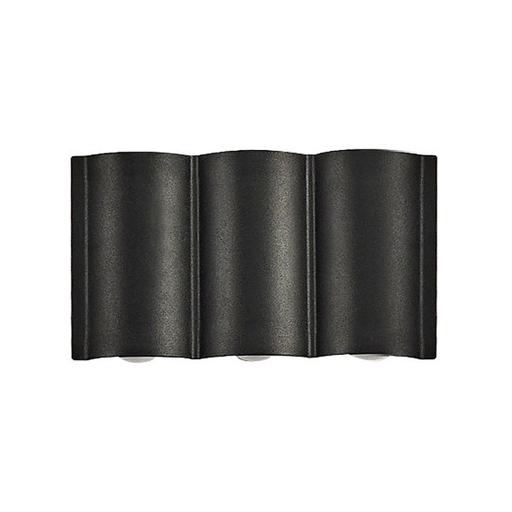 Wave Outdoor Wall Washer Light | Black LED, 2 to 8 Beams