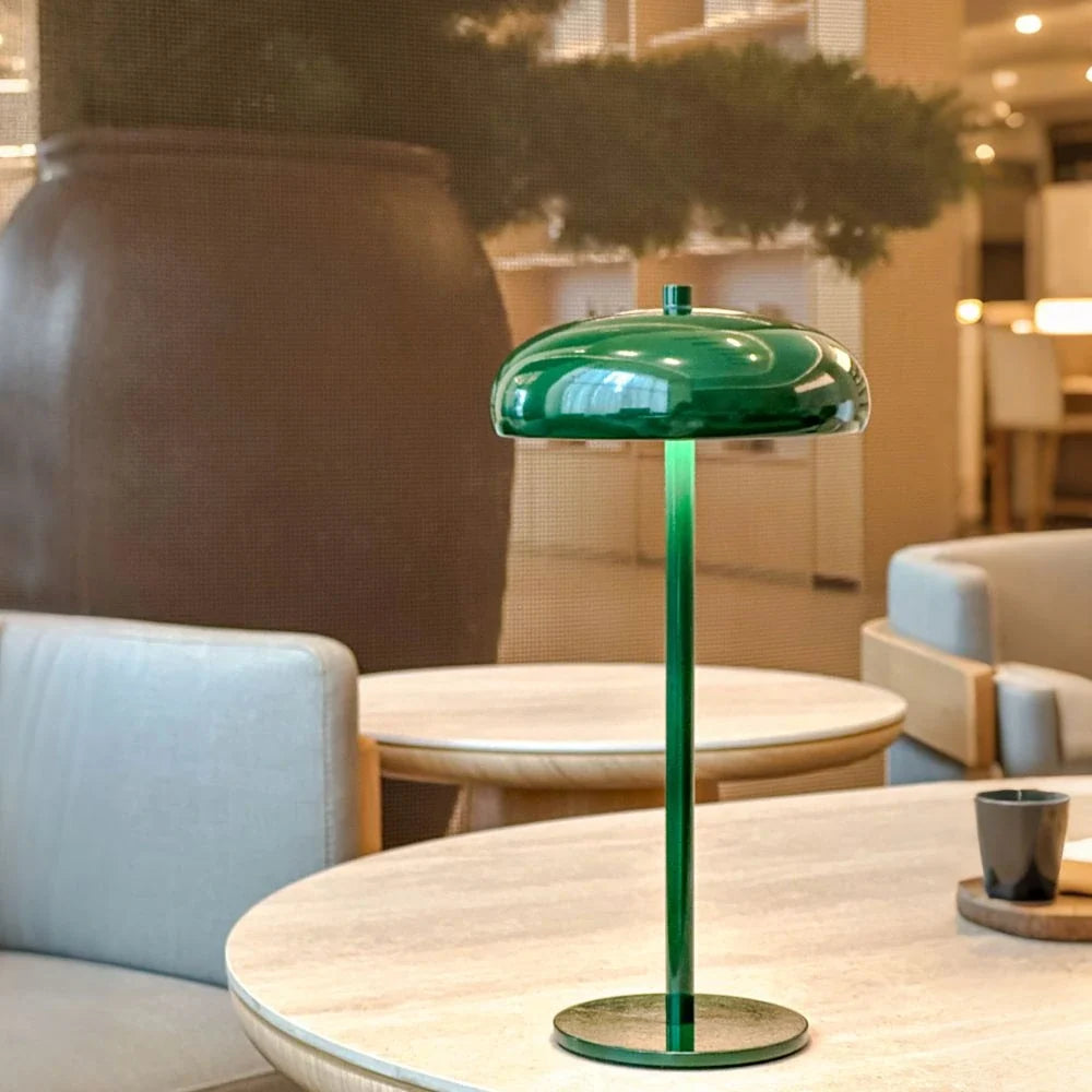 Rounded Retro Cordless Table Lamp