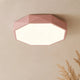 Faceted Scandinavian LED Flush Mount Ceiling Light – image 2