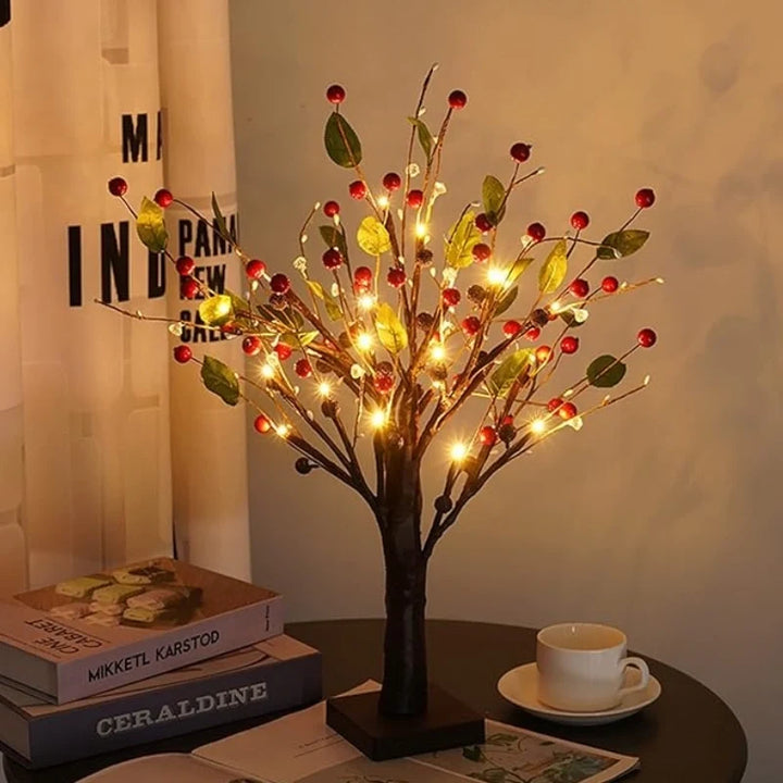 Berry and Pearl Blossom Tree Light