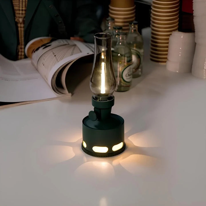 Vintage Aluminium LED Storm Lantern