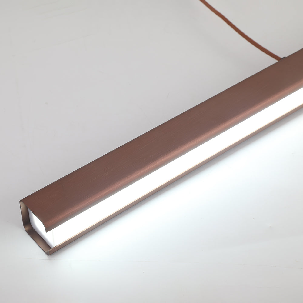 Lerin Modern Linear LED Pendant Light Black/Brown