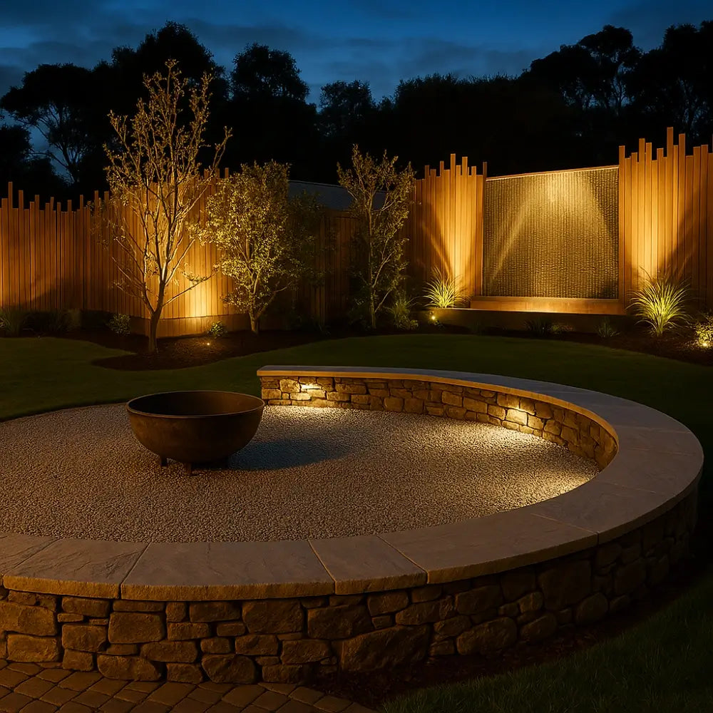 Solar Powered Colour-Changing Garden Spotlight