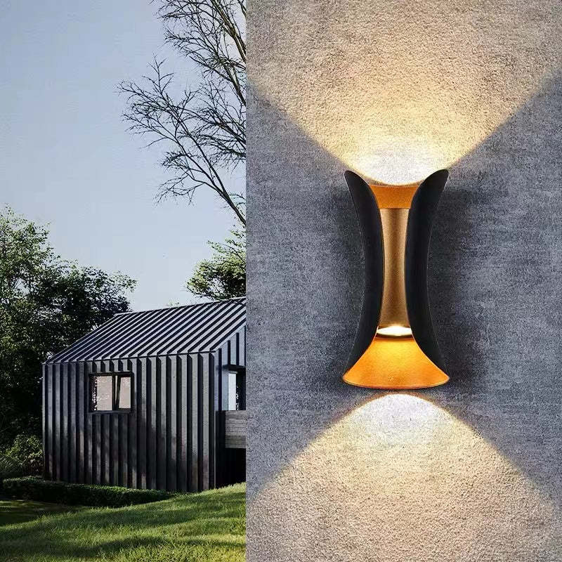 Calyxor Wall Lamp Curved Outdoor Wall Mounted LED