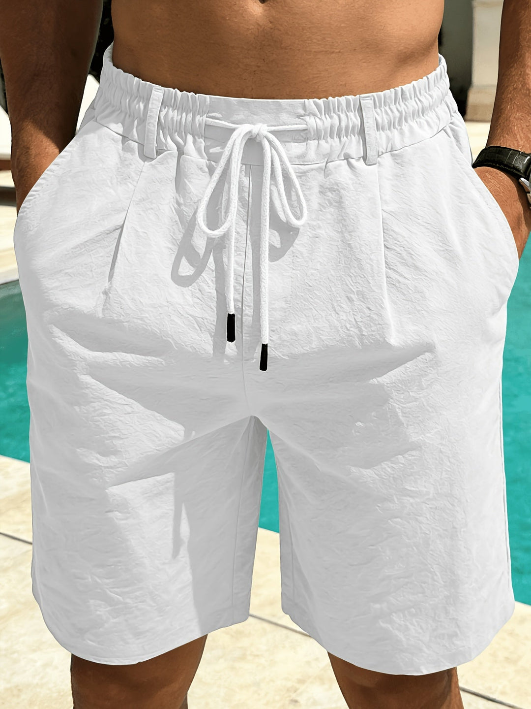 Men's Drawstring Relaxed-Fit Summer Shorts – image 8
