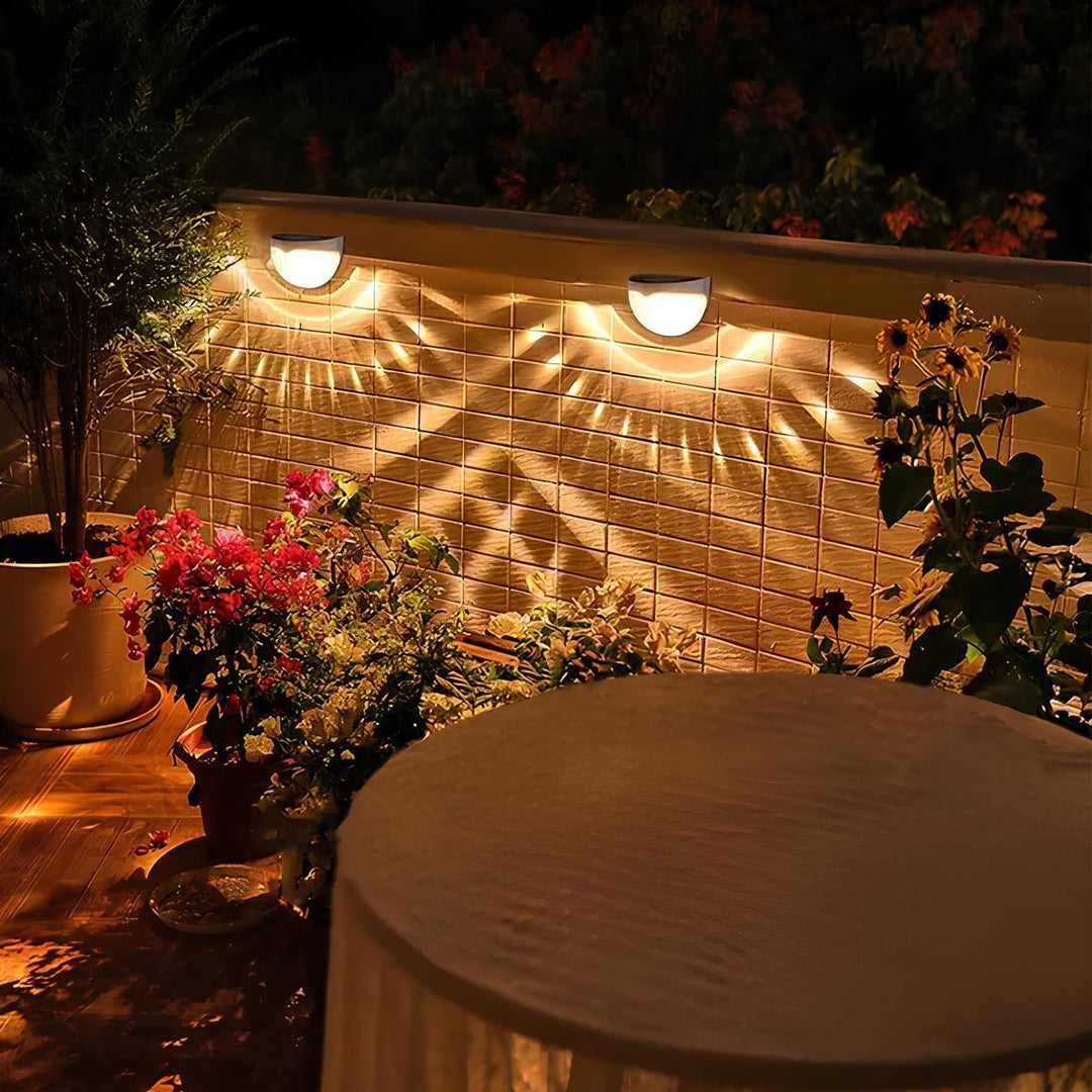 Solar Powered Outdoor Wall Lamp