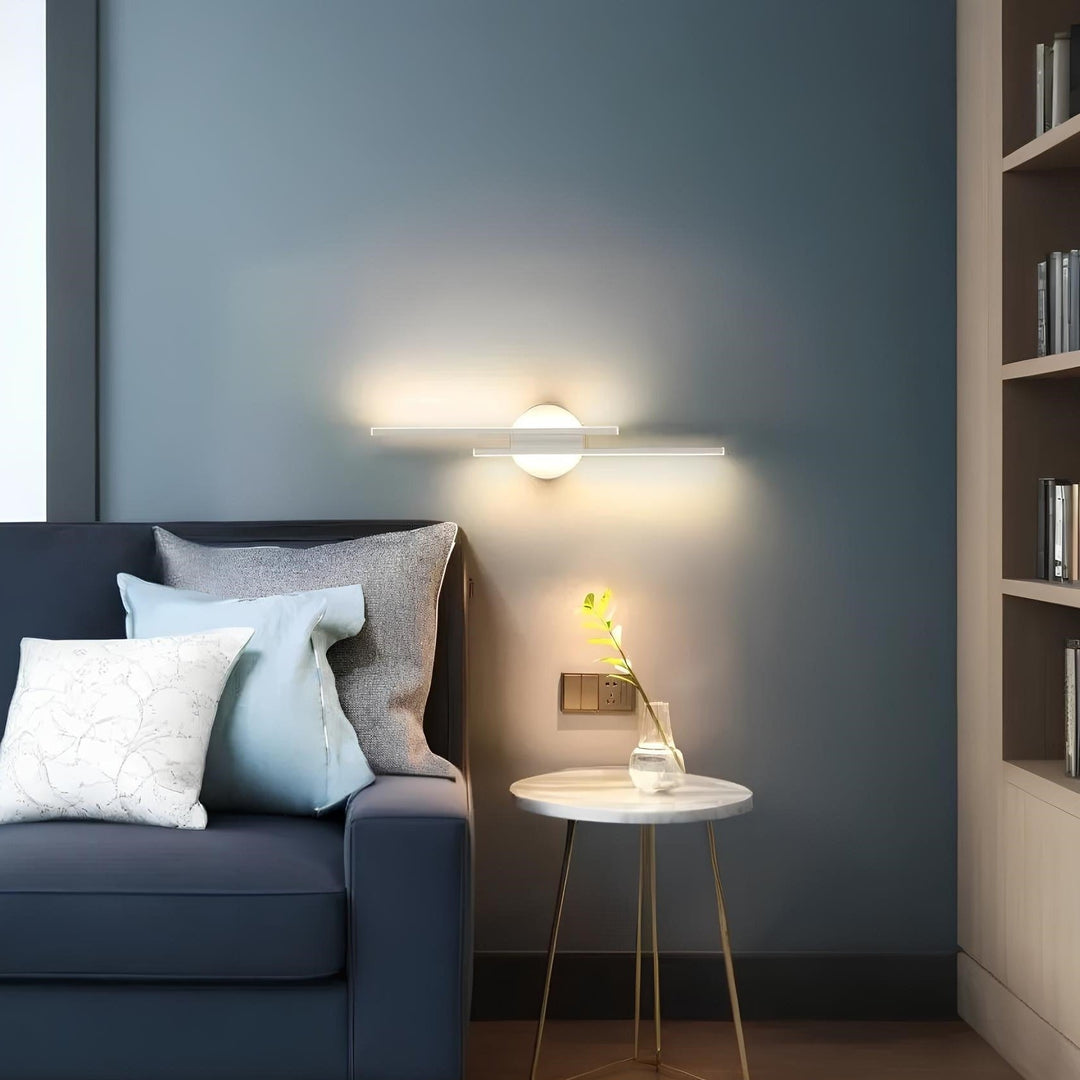 Curved Aluminium LED Wall Sconce