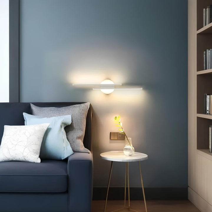 Curved Aluminium LED Wall Sconce