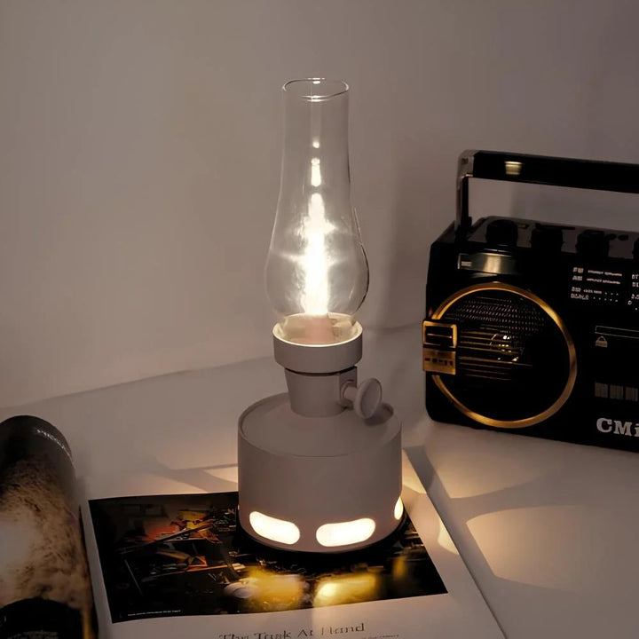Vintage Aluminium LED Storm Lantern