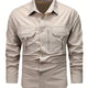 Men's Long-Sleeve Utility-Pocket Summer Shirt – image 4
