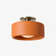 Modern Porcelain Semi Flush Mount Ceiling Light