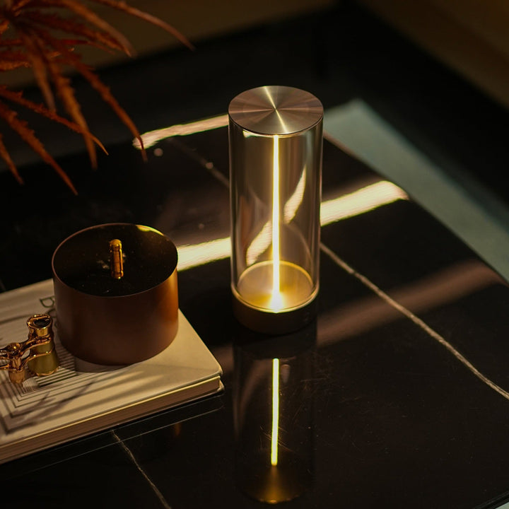 Cylindrical Beam Cordless Table Lamp