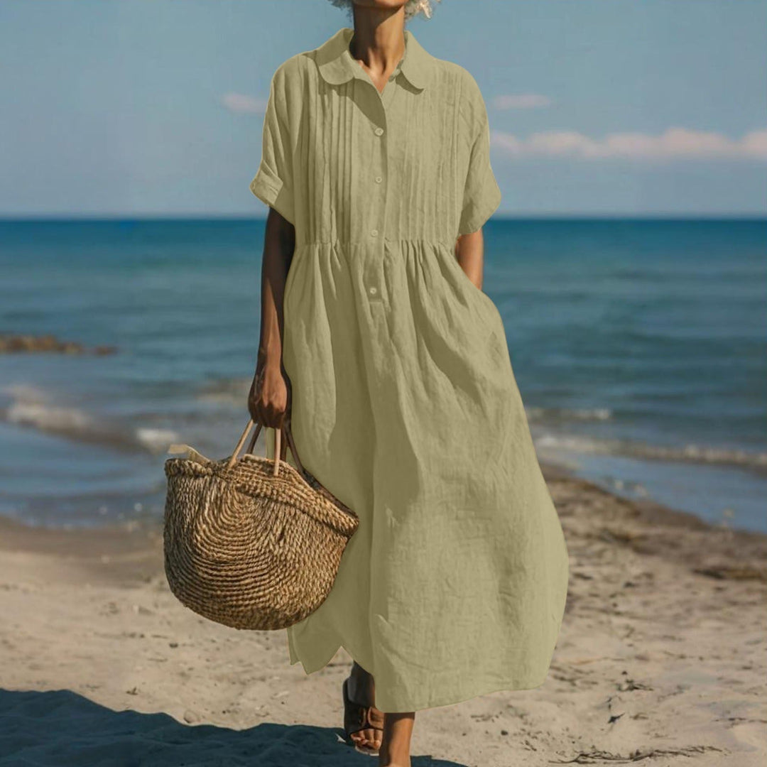Women's Collared Summer Dress – image 10