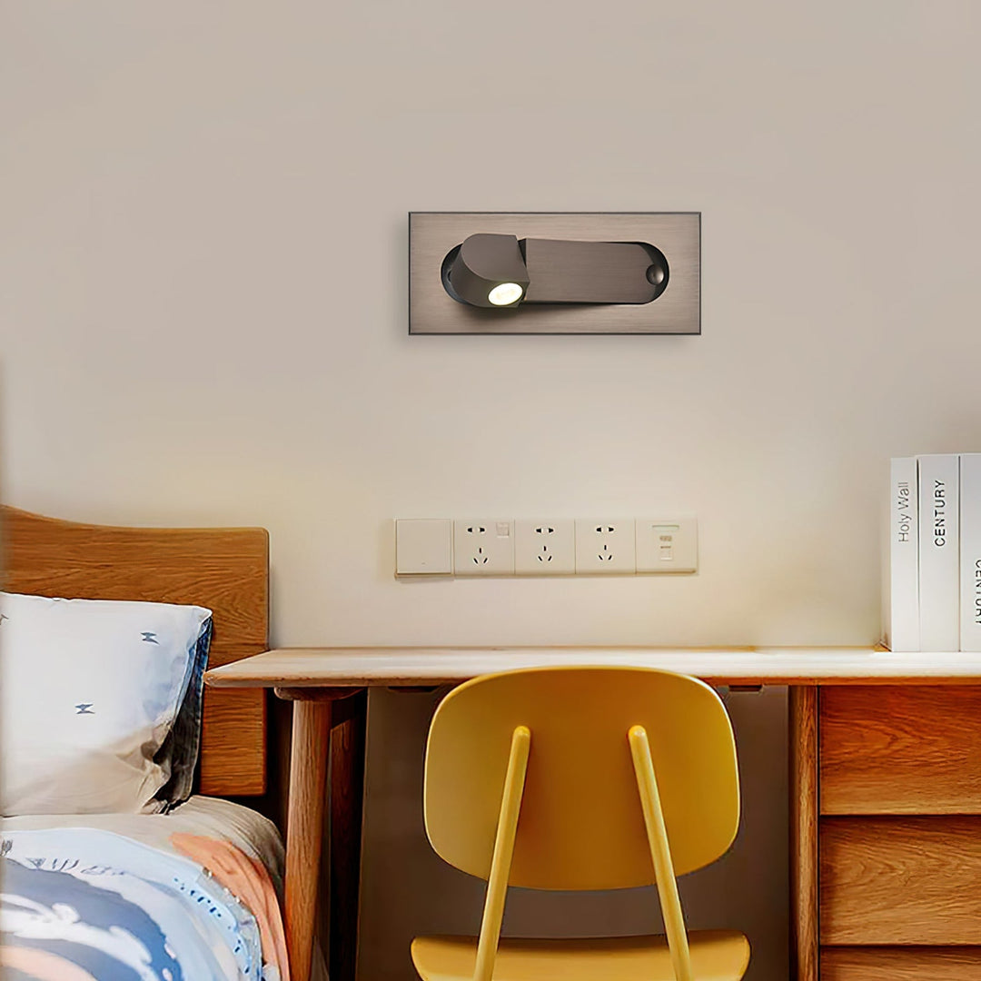 Recessed-Look Reading Wall Light | Swivel LED, 6 Finishes