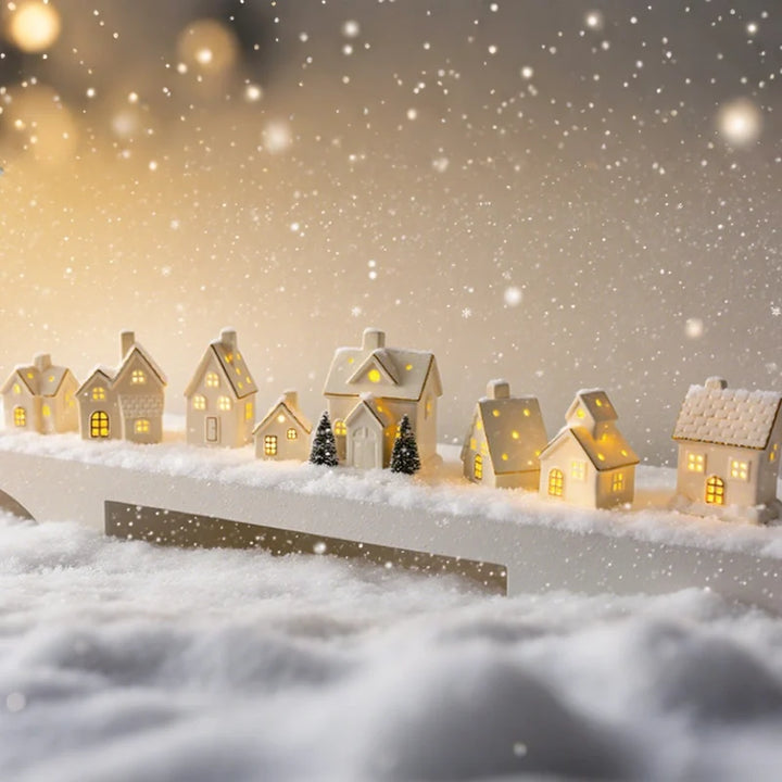 Light-Up Ceramic Christmas Village