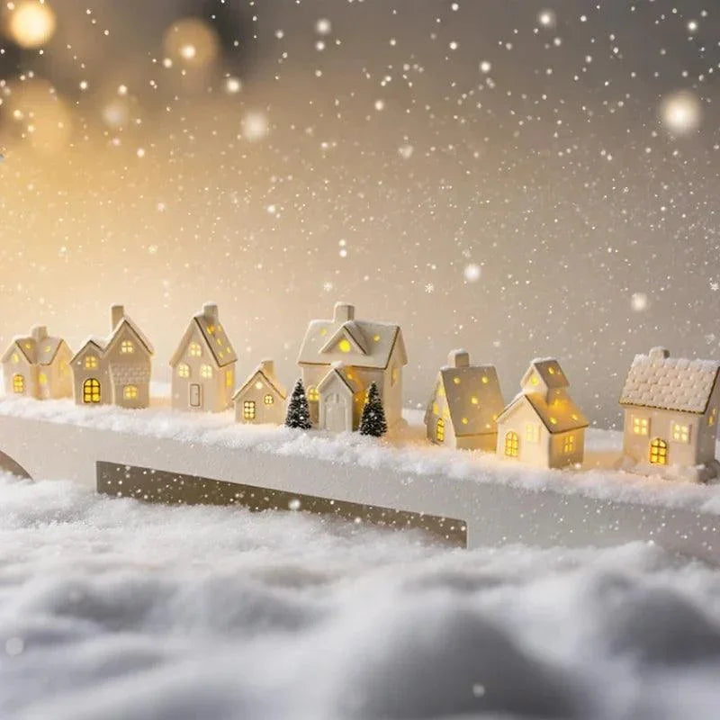 Light-Up Ceramic Christmas Village
