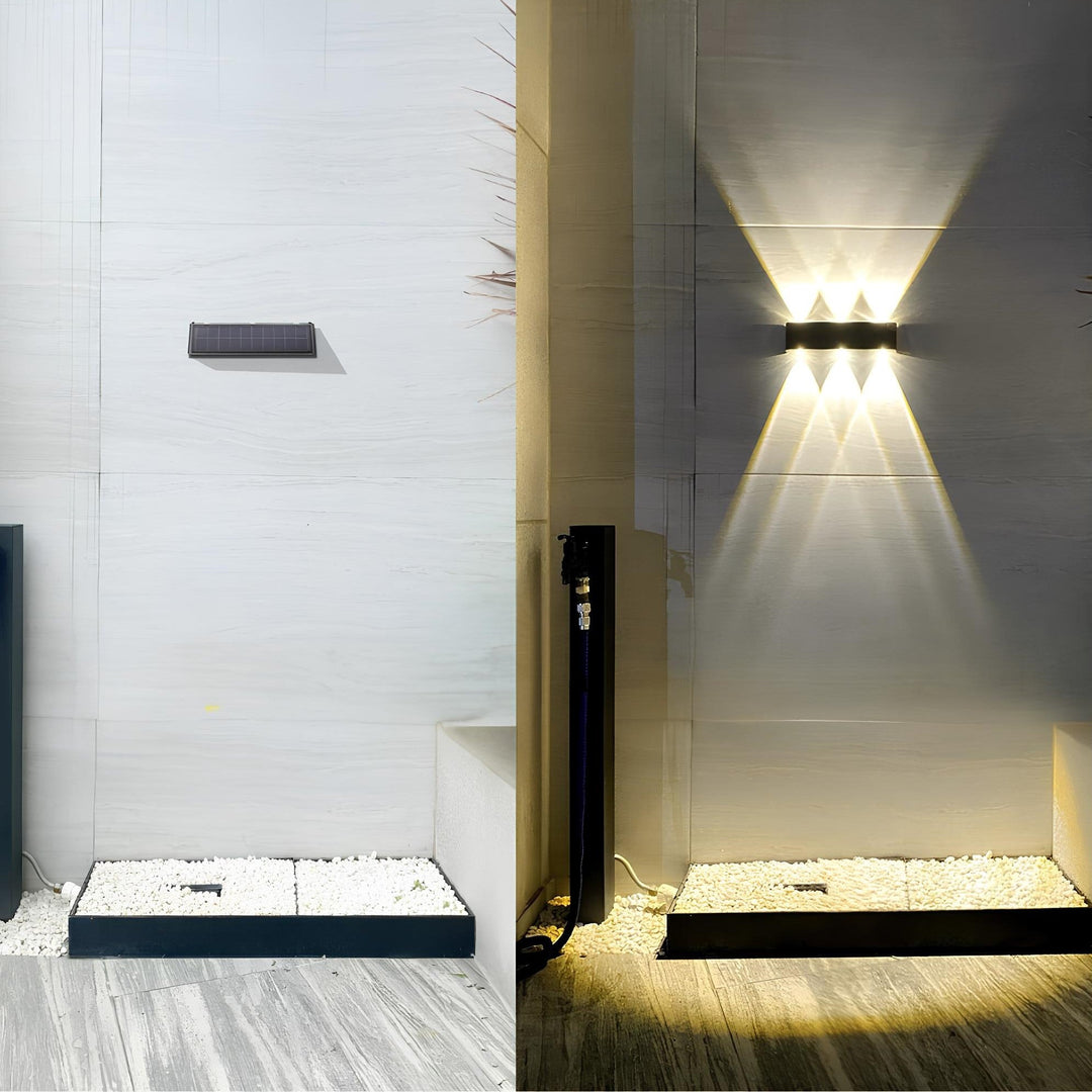Solar Powered Up and Down Wall Light