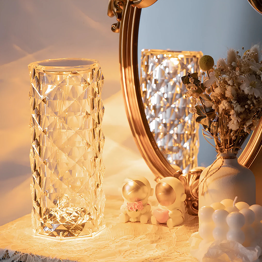 Sparkling Crystal Touch Table Lamp