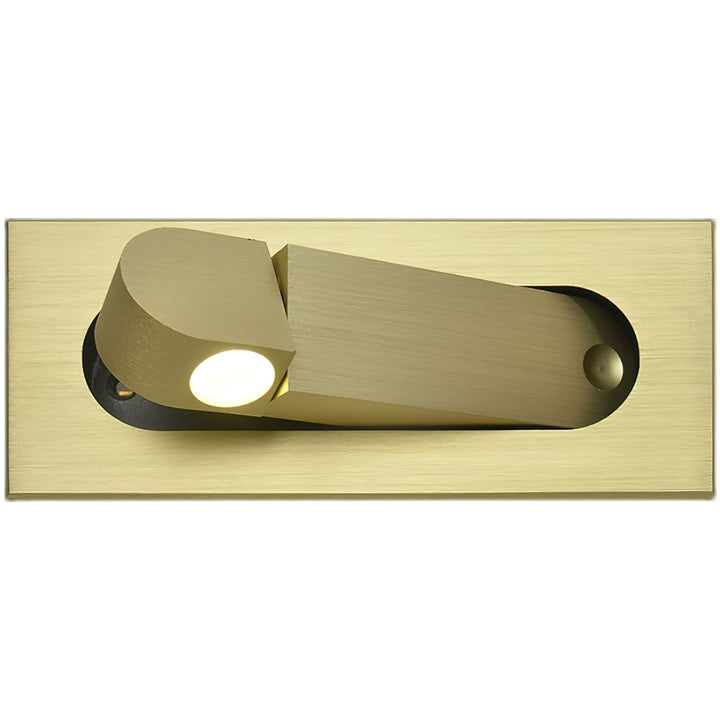 Recessed-Look Reading Wall Light | Swivel LED, 6 Finishes