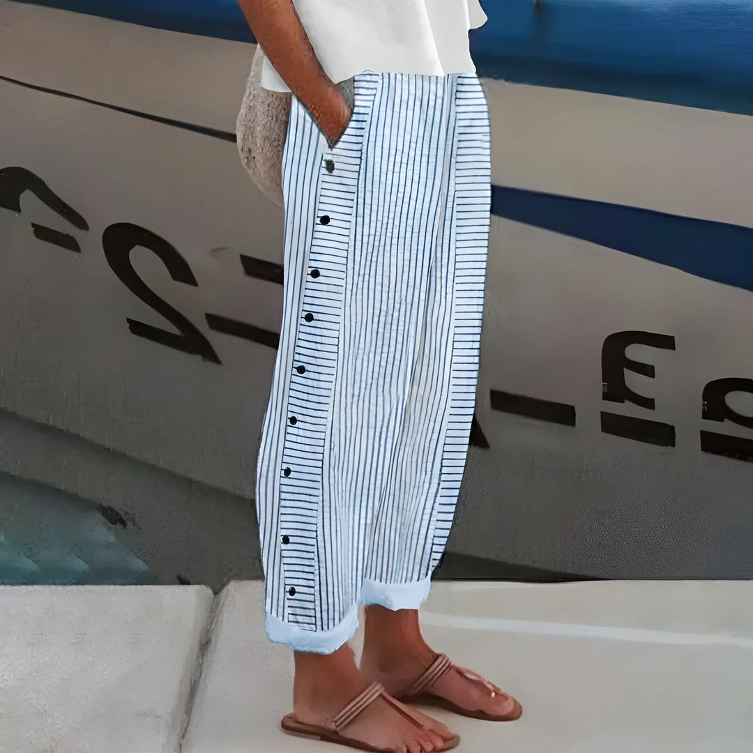 Women's Striped Everyday Trousers – image 1