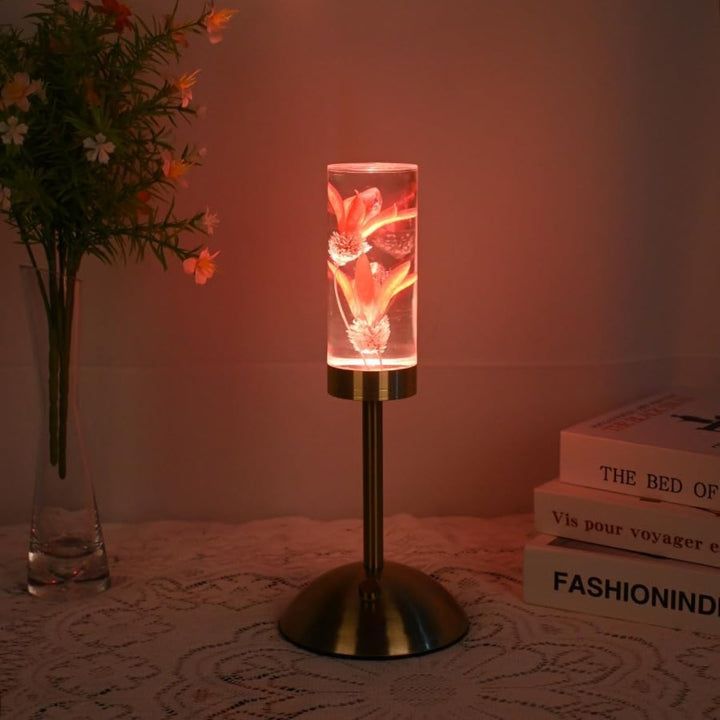 Pressed Flower Table Lamp