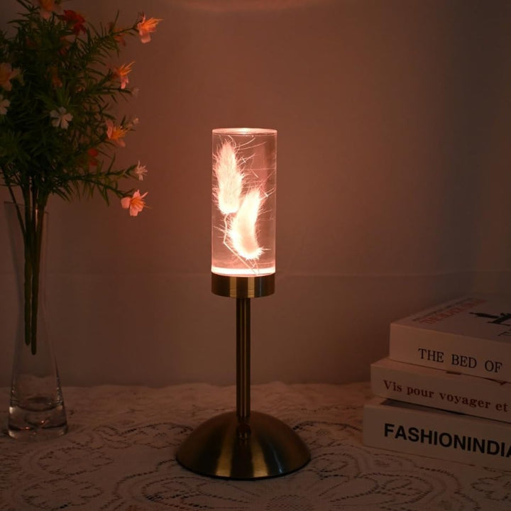 Pressed Flower Table Lamp