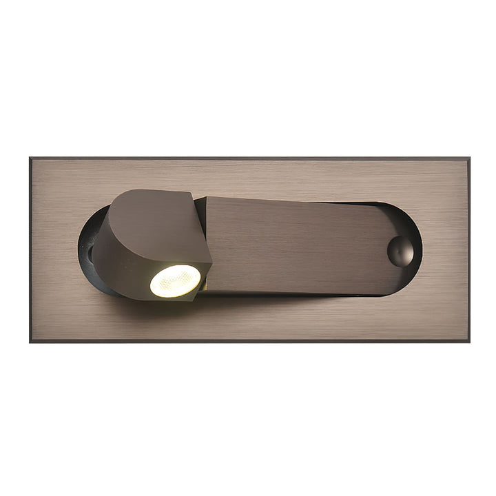Recessed-Look Reading Wall Light | Swivel LED, 6 Finishes