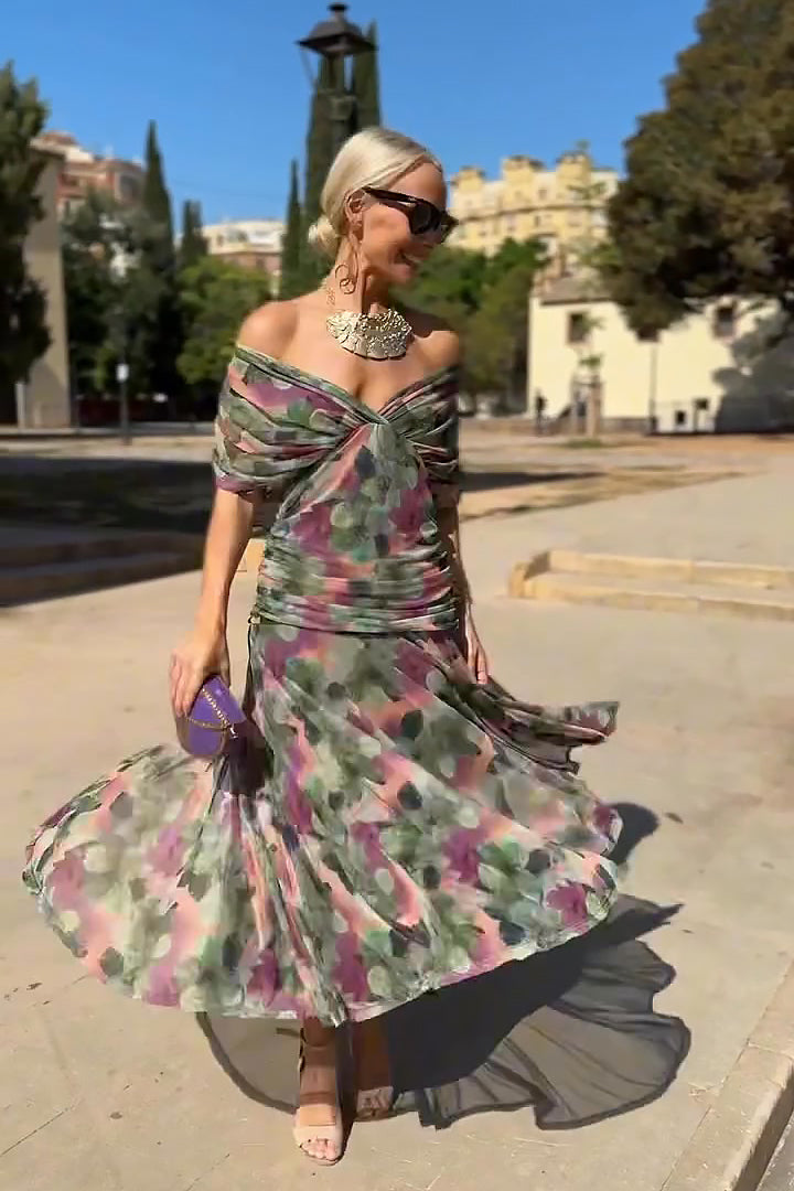 Women's V-Neck Maxi Summer Dress – image 5