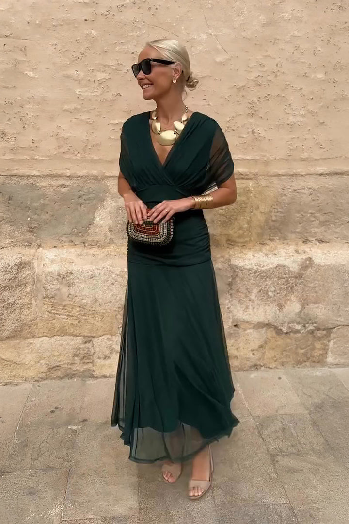 Women's V-Neck Maxi Summer Dress – image 1