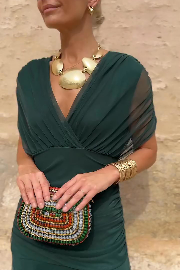 Women's V-Neck Maxi Summer Dress – image 4