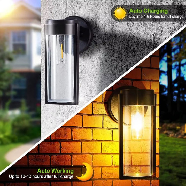 Solar Powered Fence and Garden Wall Light