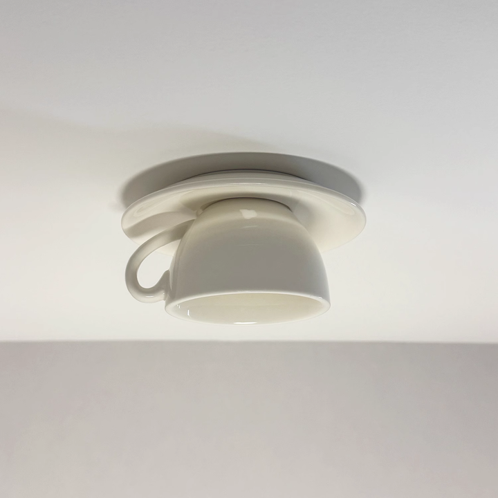 Ceramic Teacup Ceiling Light | Glossy, 11 Colours