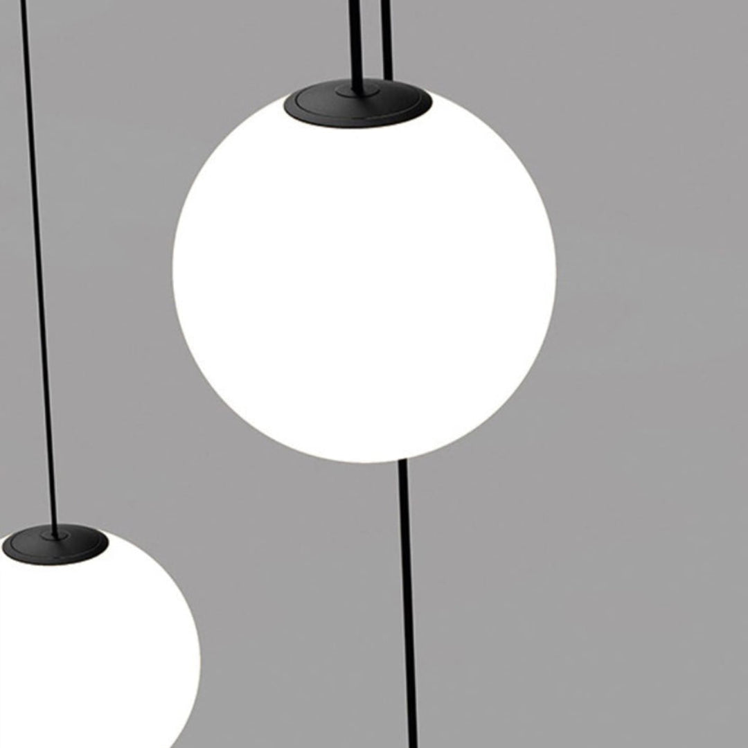 Modern Glass Pendant Light With Integrated LED for Dining Room — Ashbury Home & Living