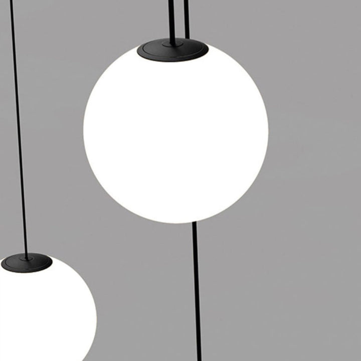 Modern Glass Pendant Light With Integrated LED for Dining Room — Ashbury Home & Living