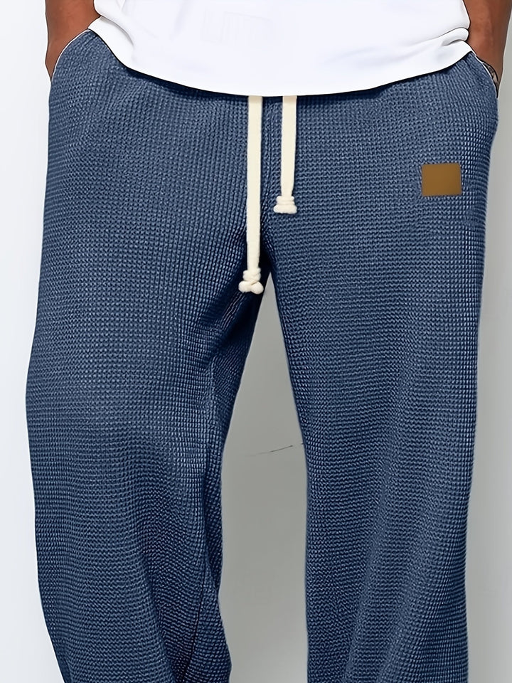 Men's Textured Relaxed-Fit Everyday Trousers – image 9