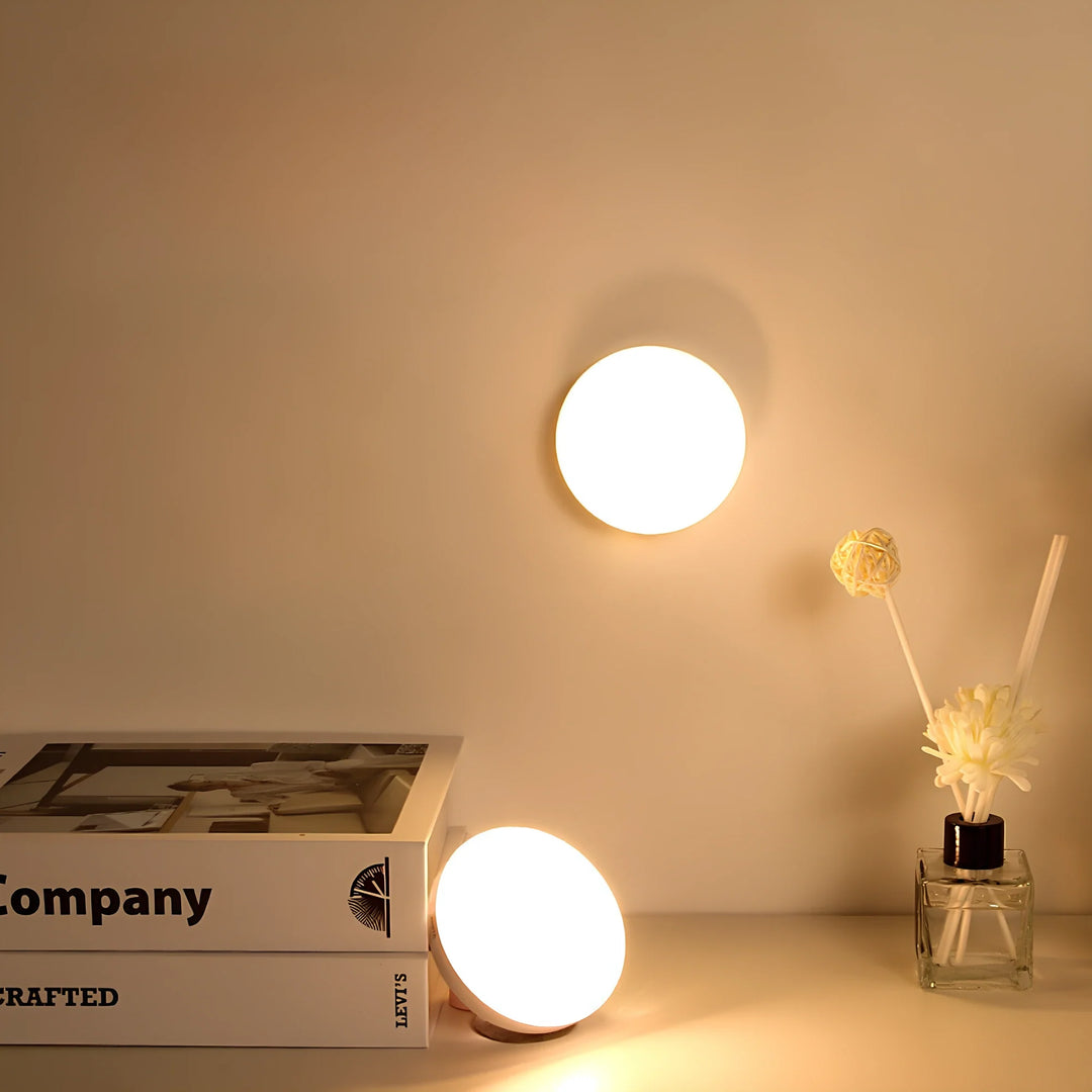 Round Rechargeable Motion Sensor Cabinet Light