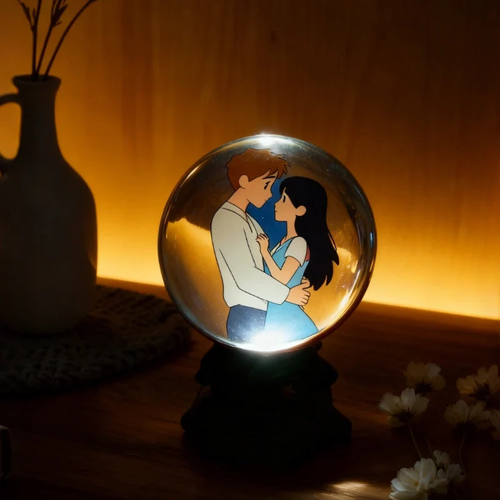 Digital Memory Sphere Photo Display