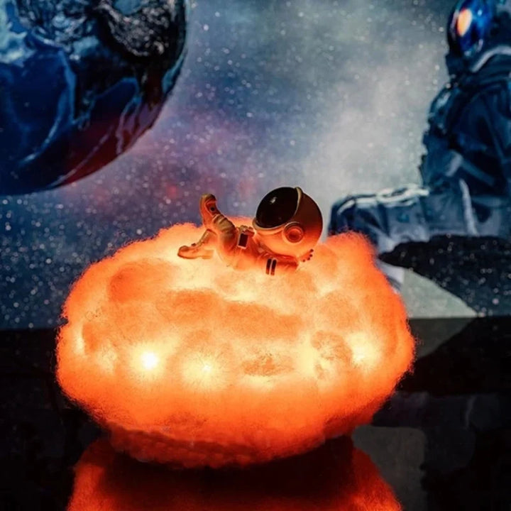 Astronaut Cloud Night Light with Remote