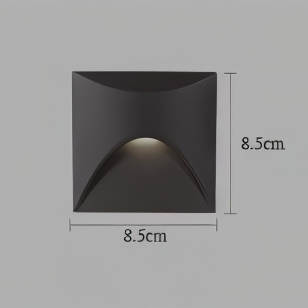 Motion Sensor Wall Light for Hallways and Stairs | Black or White