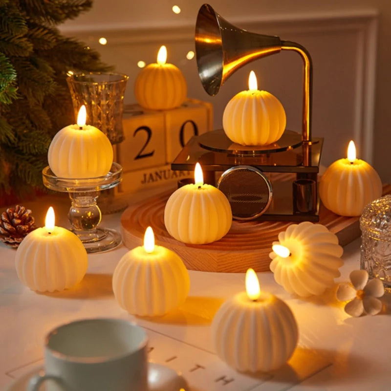 Flameless LED Block Candles