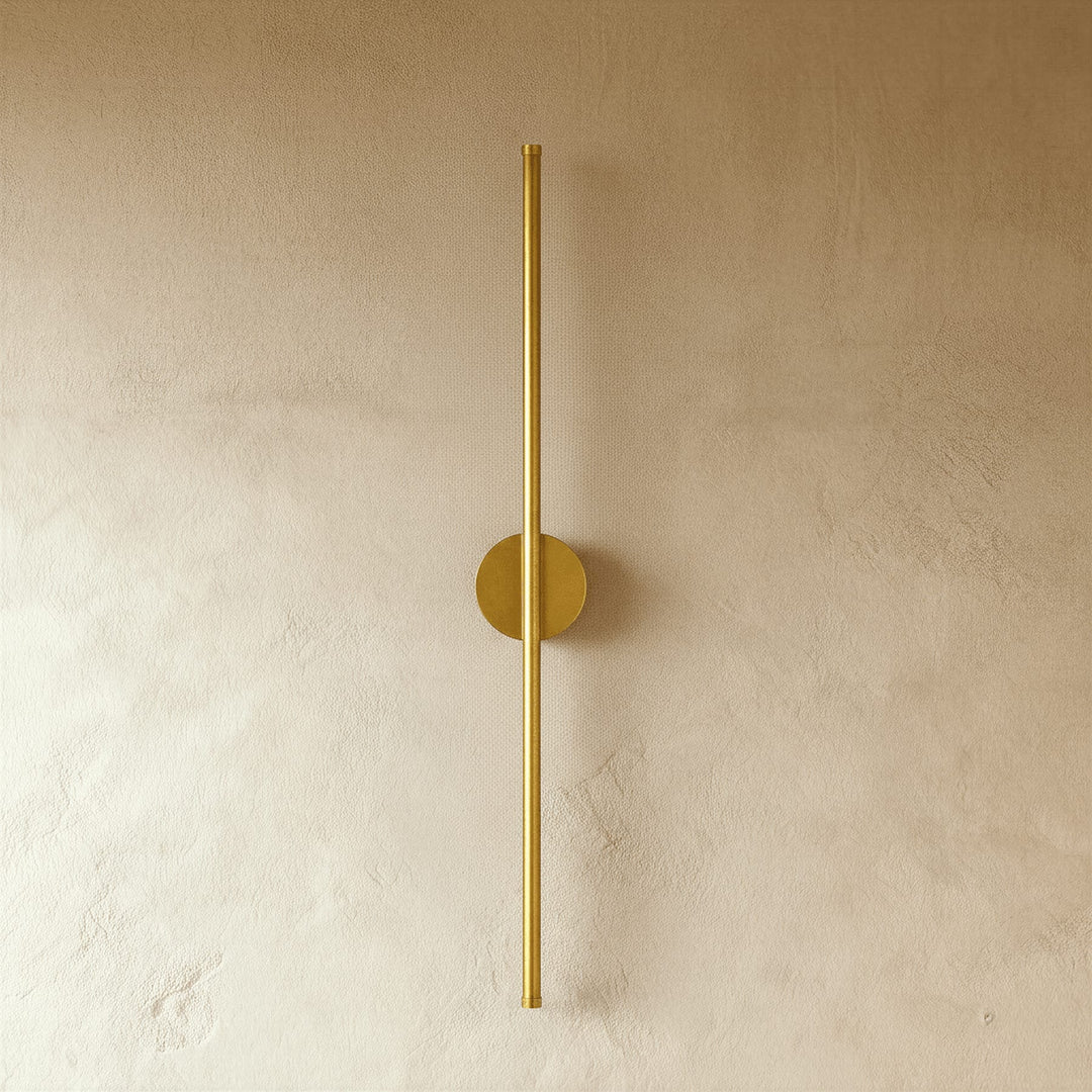 Slim LED Line Wall Light | Black or Gold, 60-100 cm