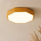Faceted Scandinavian LED Flush Mount Ceiling Light – image 5