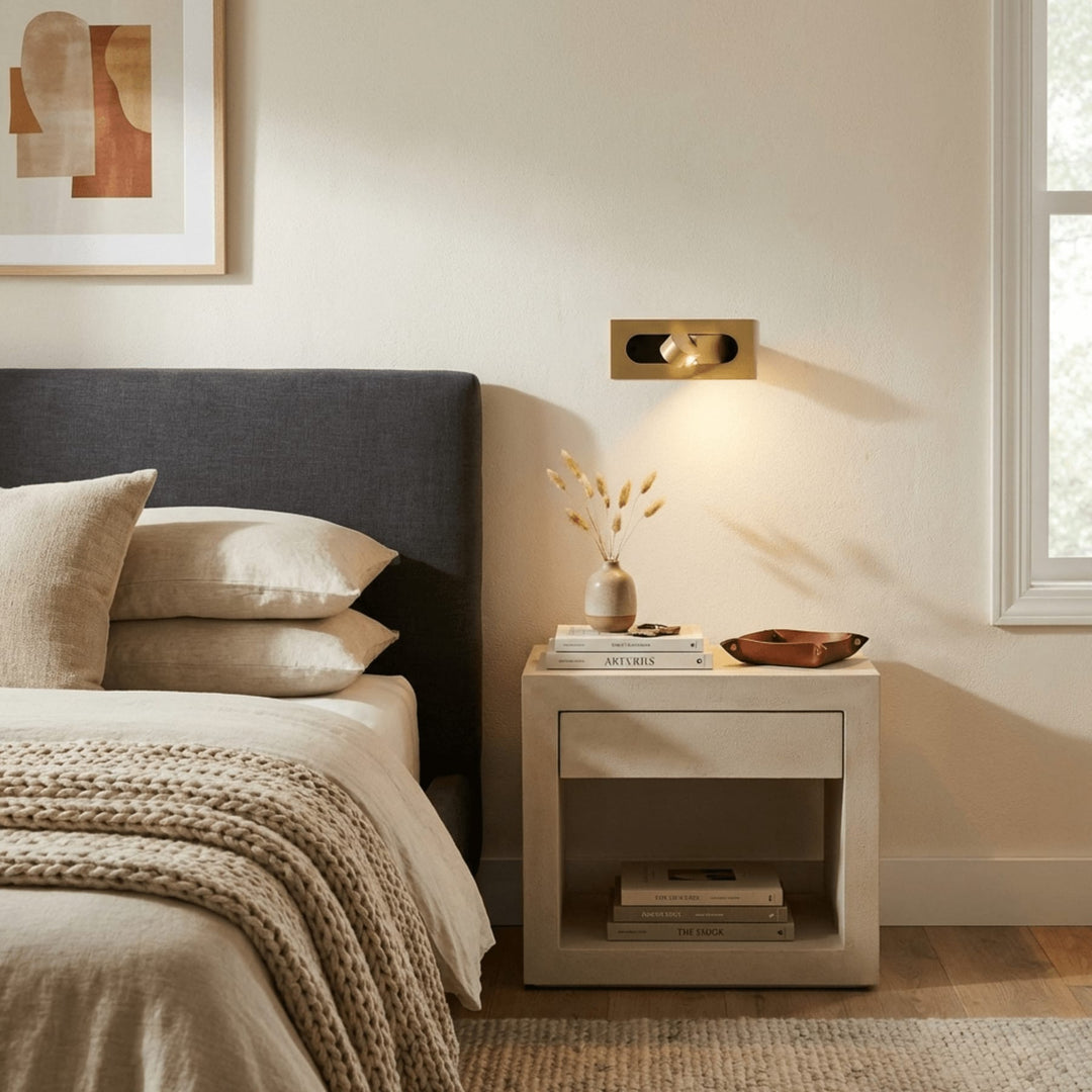 Recessed-Look Reading Wall Light | Swivel LED, 6 Finishes
