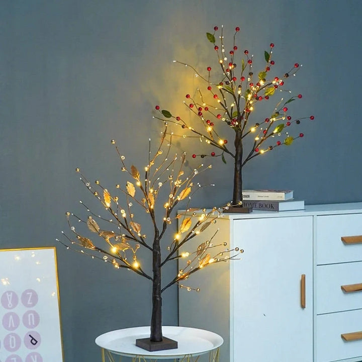 Berry and Pearl Blossom Tree Light