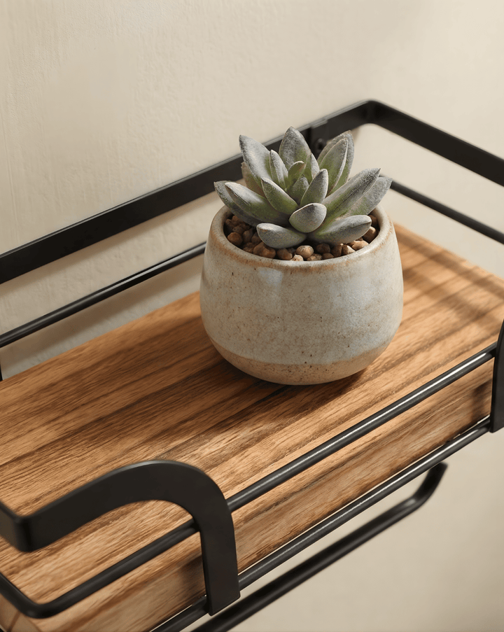 Wall Toilet Roll Holder With Spare Roll Storage, view 5