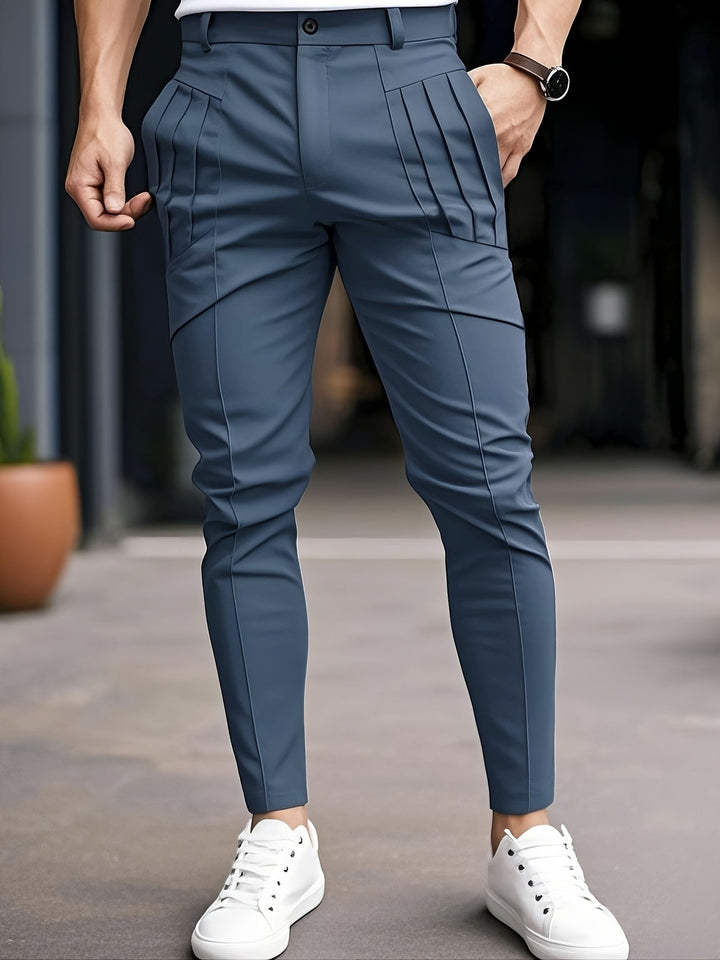 Men's Slim-Fit Tailored Everyday Trousers – image 9