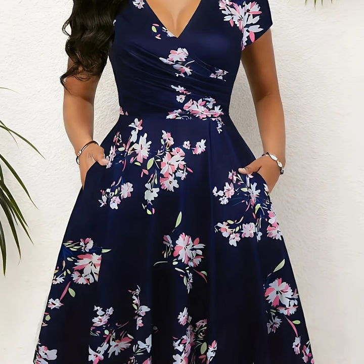 Women's Floral Midi Summer Dress – image 3
