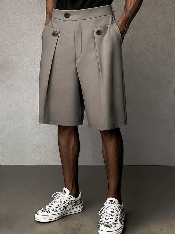 Men's Tailored Pleated Summer Shorts – image 12