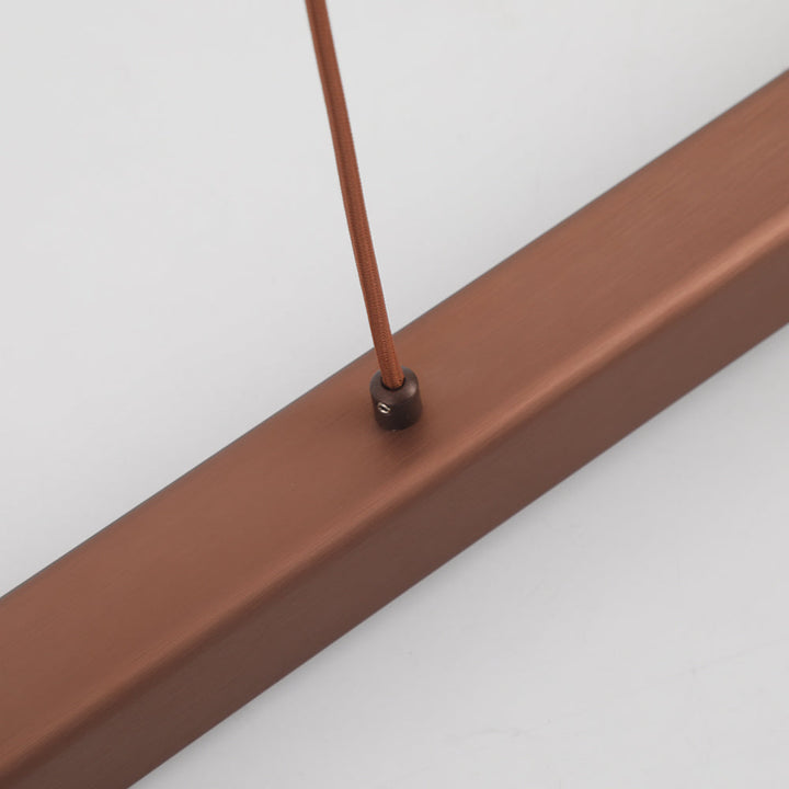 Lerin Modern Linear LED Pendant Light Black/Brown