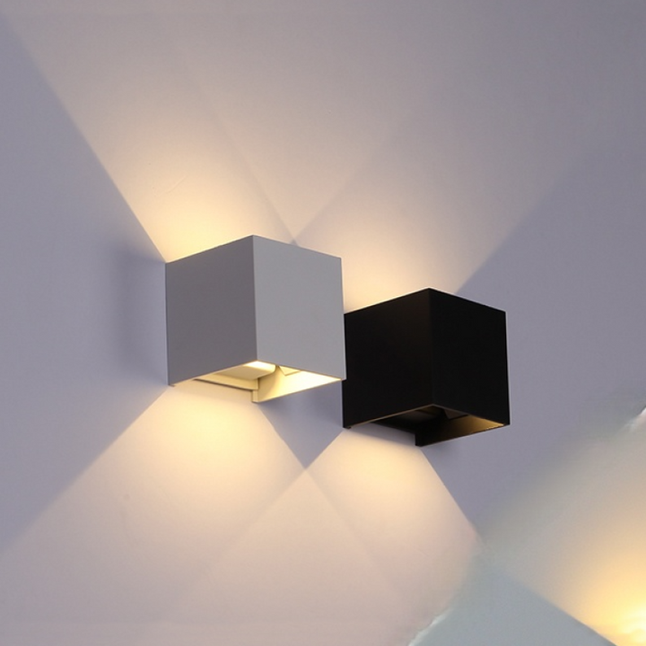 Nexu Modern Adjustable Square Outdoor Wall Lamp LED